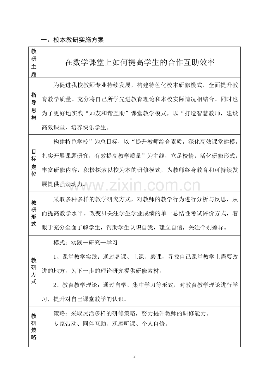 王金鑫校本教研活动方案.doc_第2页