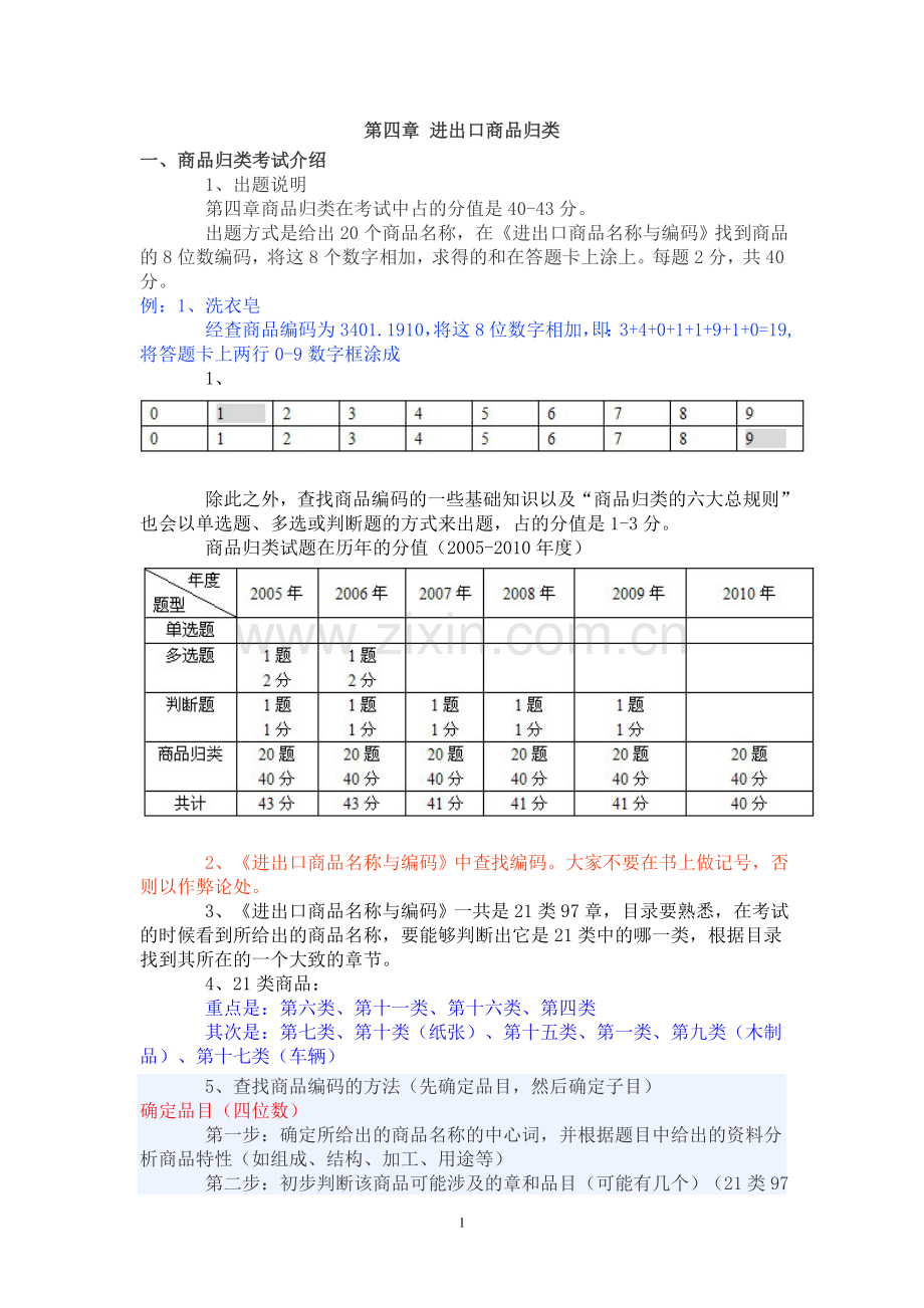 第四章 进出口商品归类.doc_第1页