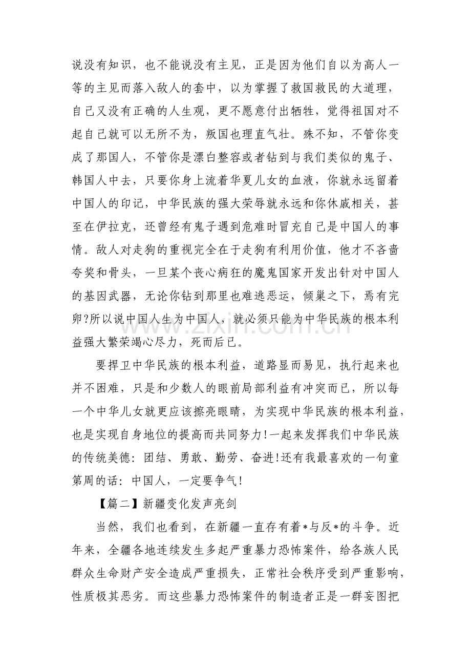 新疆变化发声亮剑范文六篇.pdf_第2页