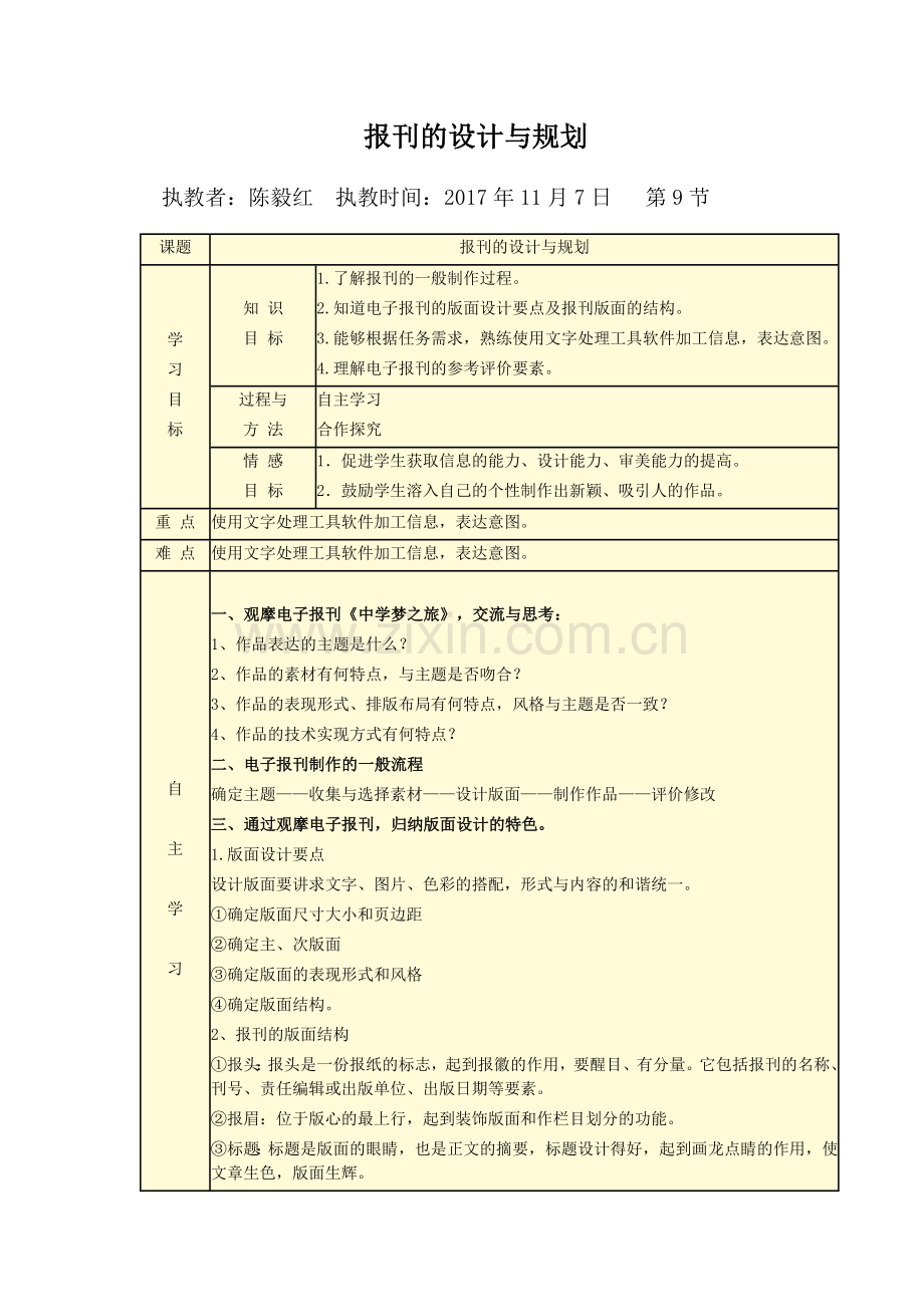报刊的设计与规划.docx_第1页