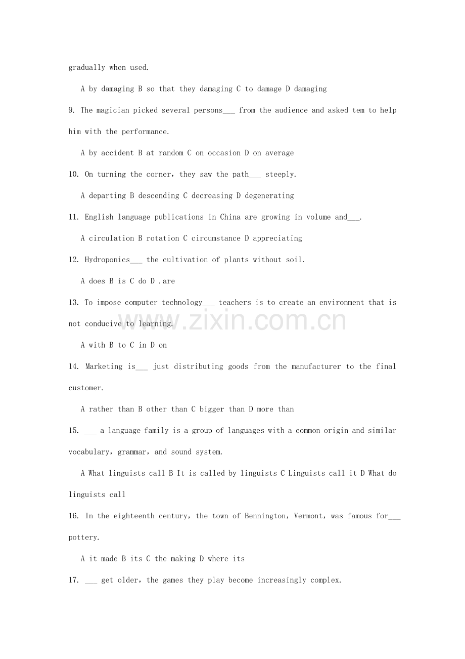 2021年CATTI三级笔译综合能力附答案.doc_第2页