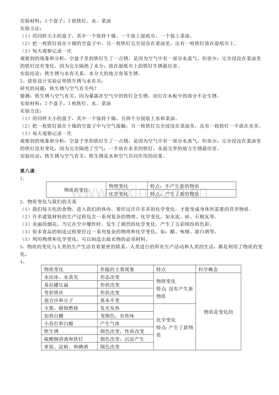 小学科学六年级下册第二单元复习资料.docx_第2页