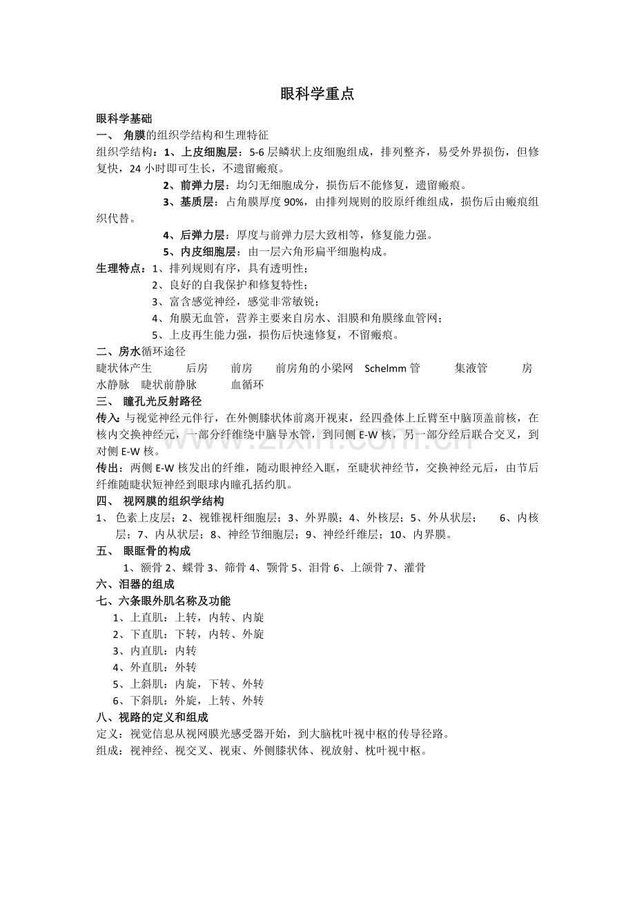 眼科学重点.docx_第1页