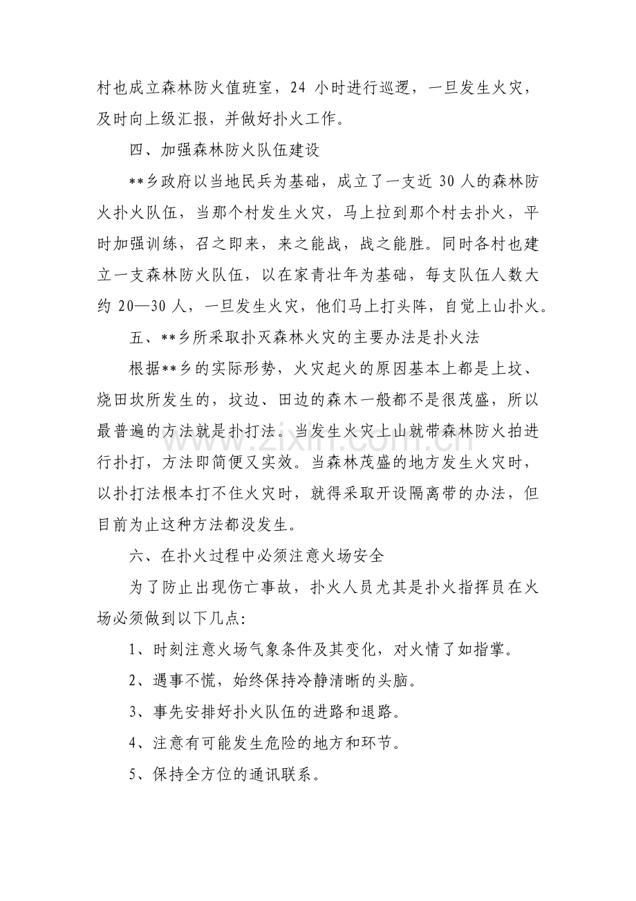 森林火灾处置应急预案范文(8篇).pdf_第2页