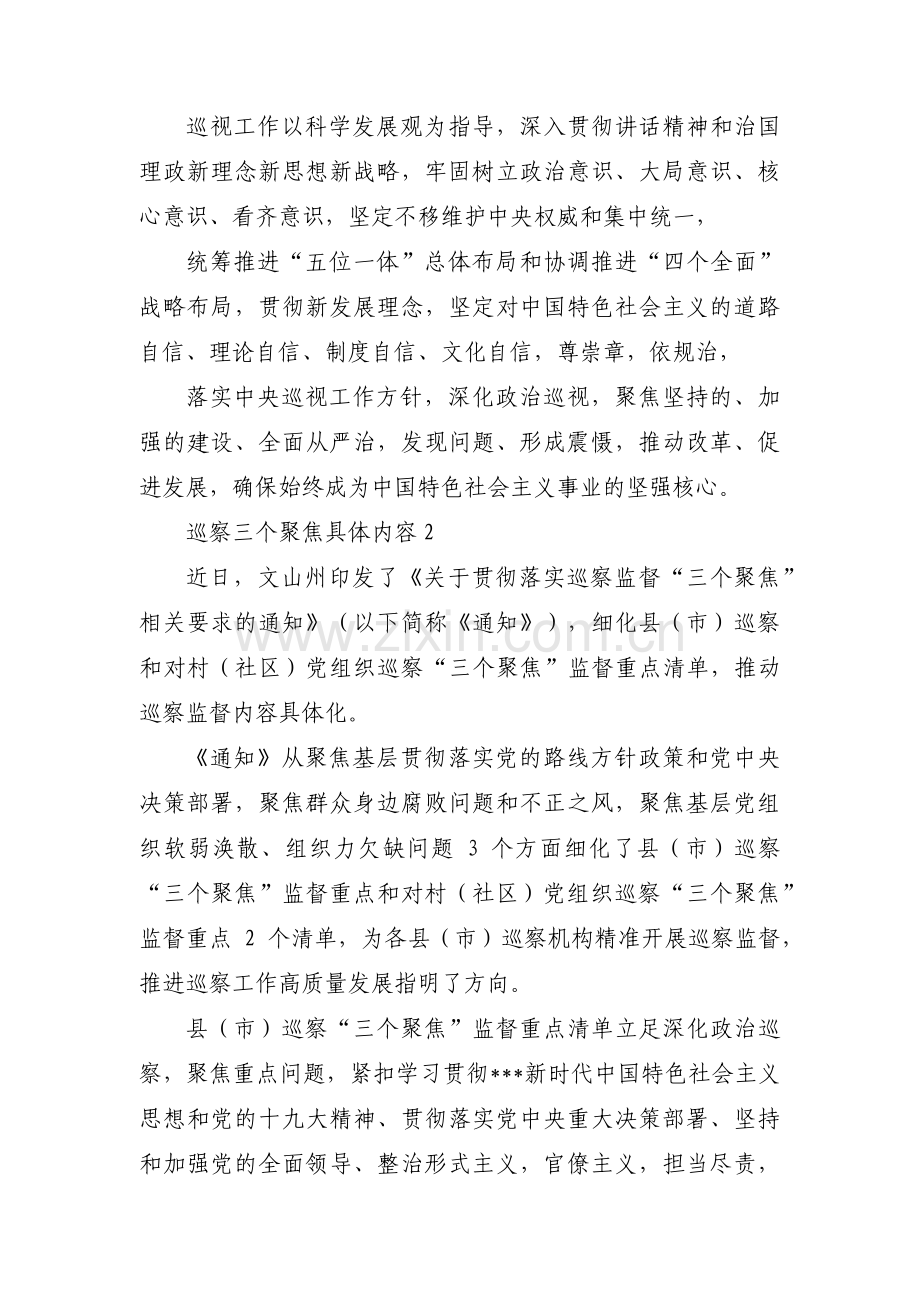 巡察三个聚焦具体内容集合11篇.pdf_第2页