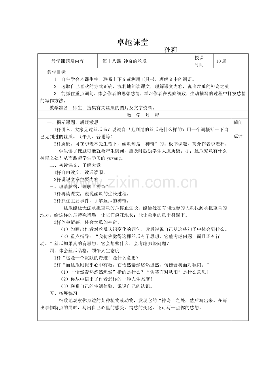 神奇的丝瓜.docx_第1页