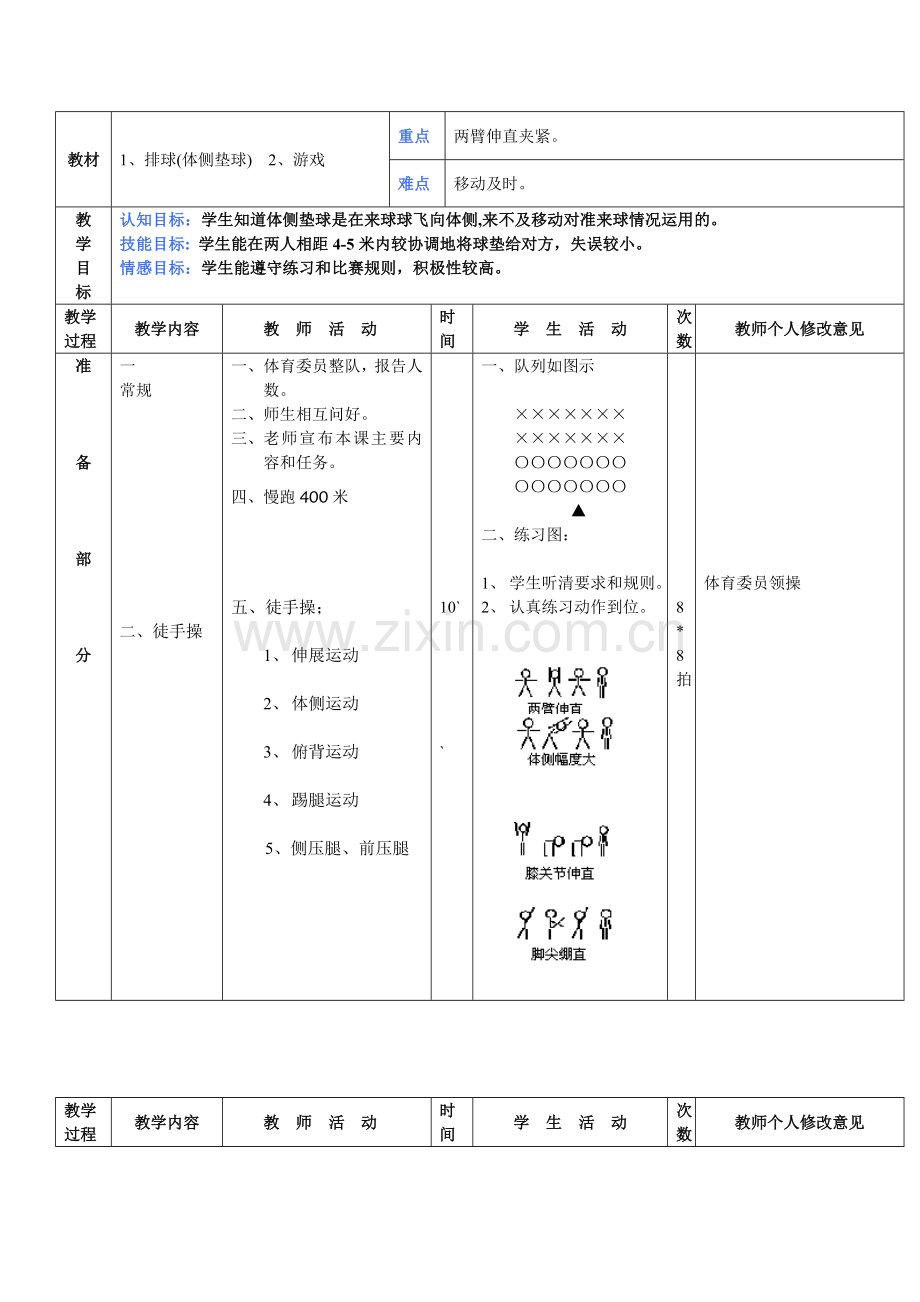 排球体侧垫球教案.doc_第1页