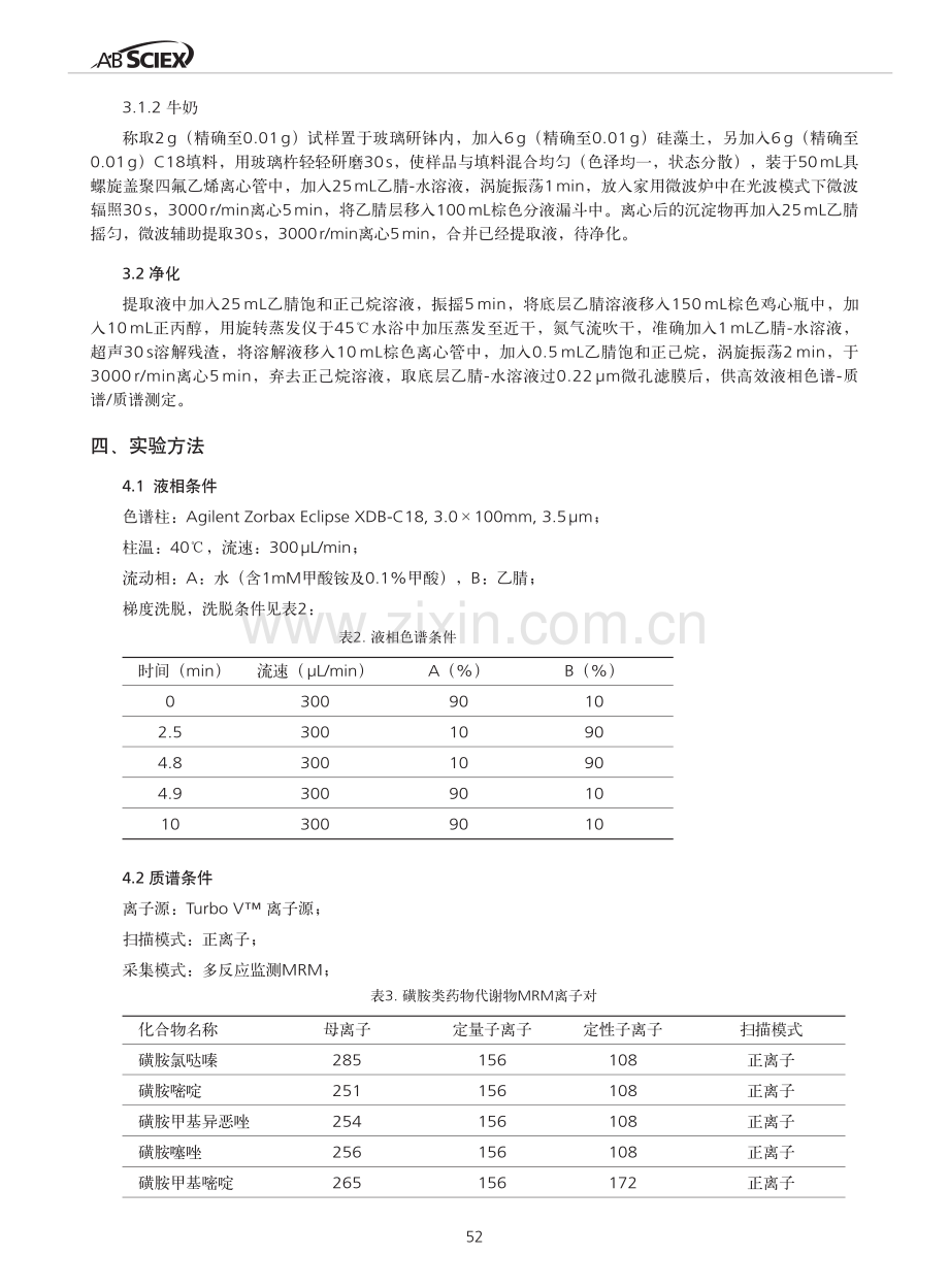 动物源性食品中磺胺类药物残留量LC-MSMS分析方法.pdf_第2页