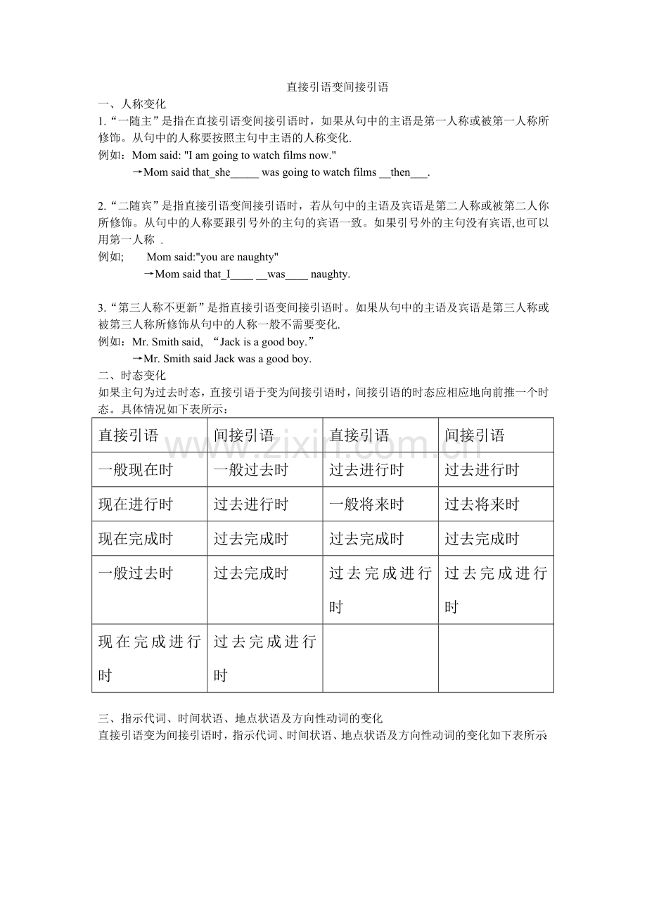 直接变间接英语.doc_第1页