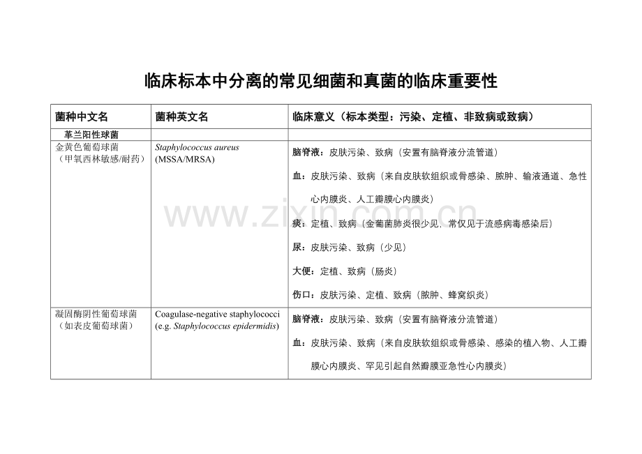 常见临床细菌的重要性.doc_第1页