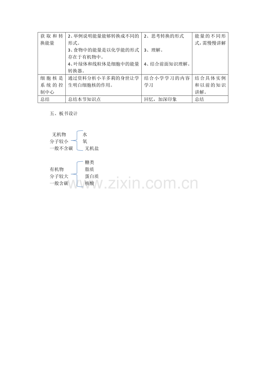 《细胞的生活》教学设计.docx_第2页
