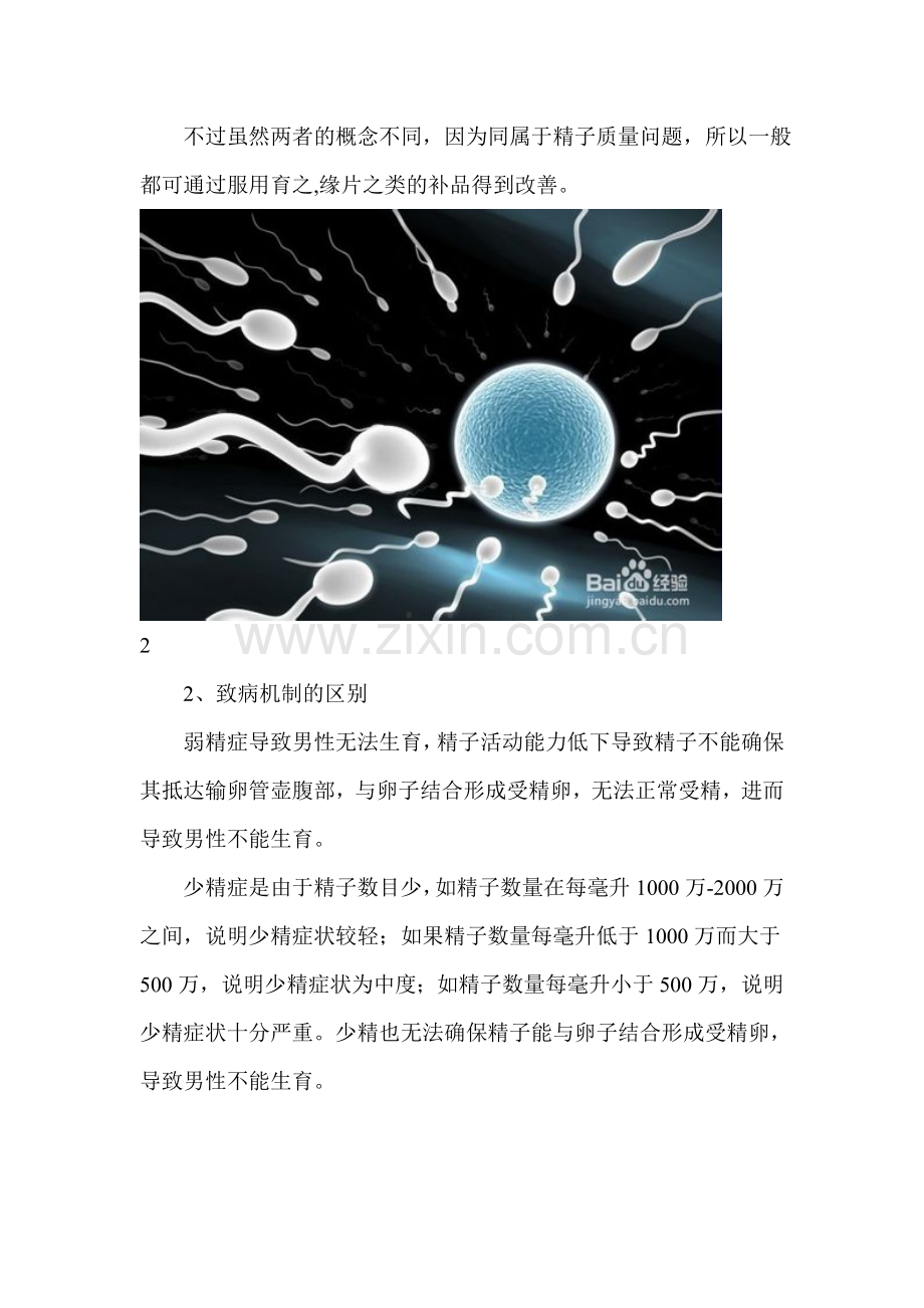 弱精症和少精症的区别是什么.doc_第2页