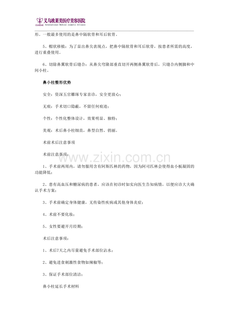 鼻小柱整形.doc_第2页