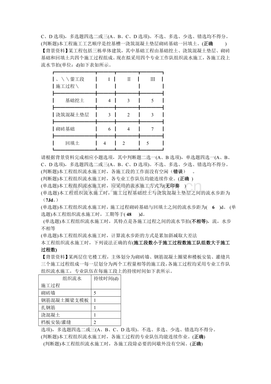 施工员(土建)修订版答案.doc_第2页