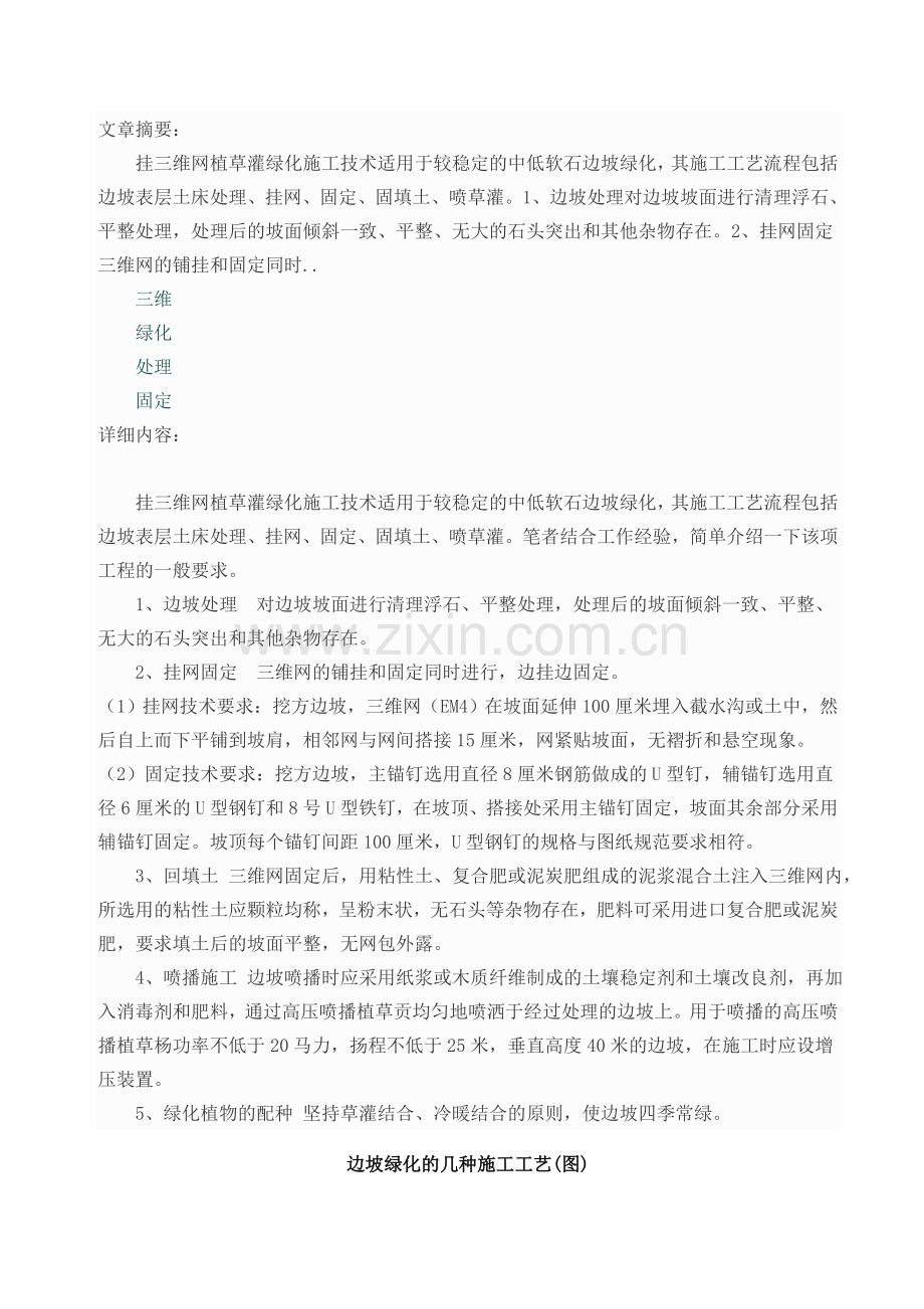 三维网喷草工艺.doc_第1页