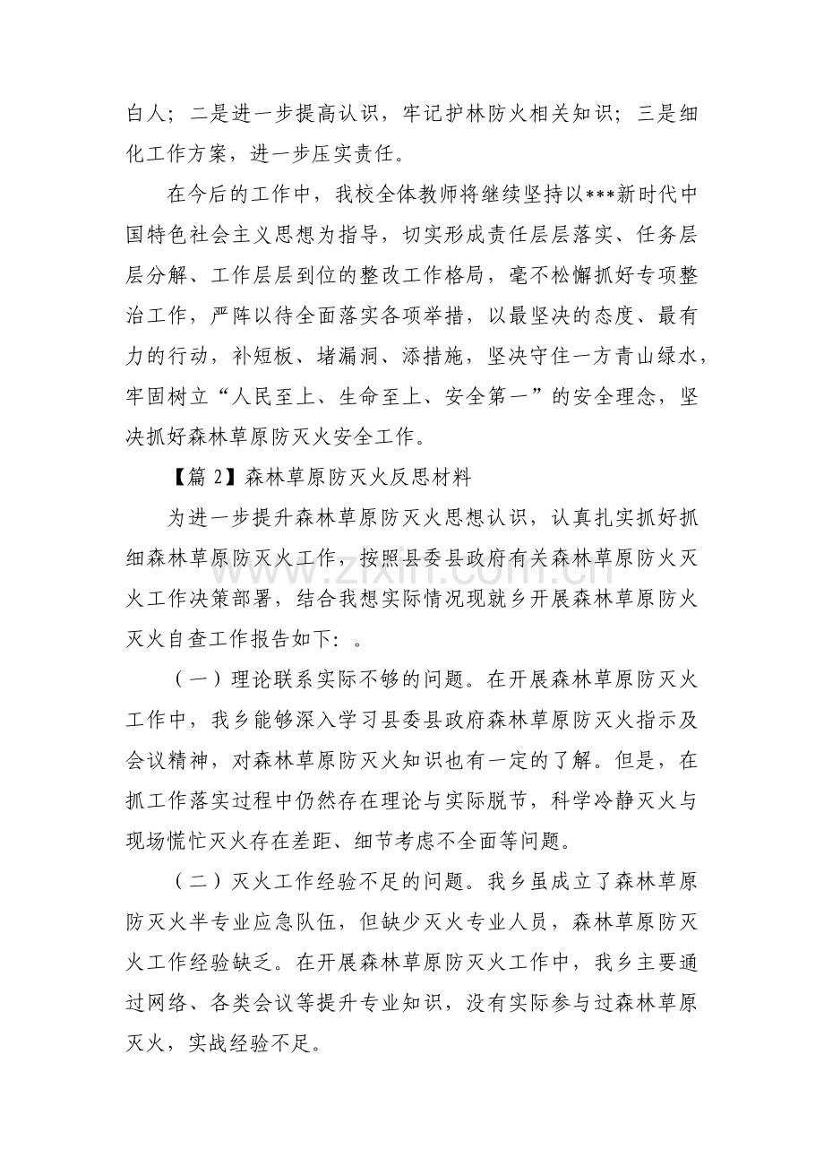 森林草原防灭火反思材料【七篇】.pdf_第2页