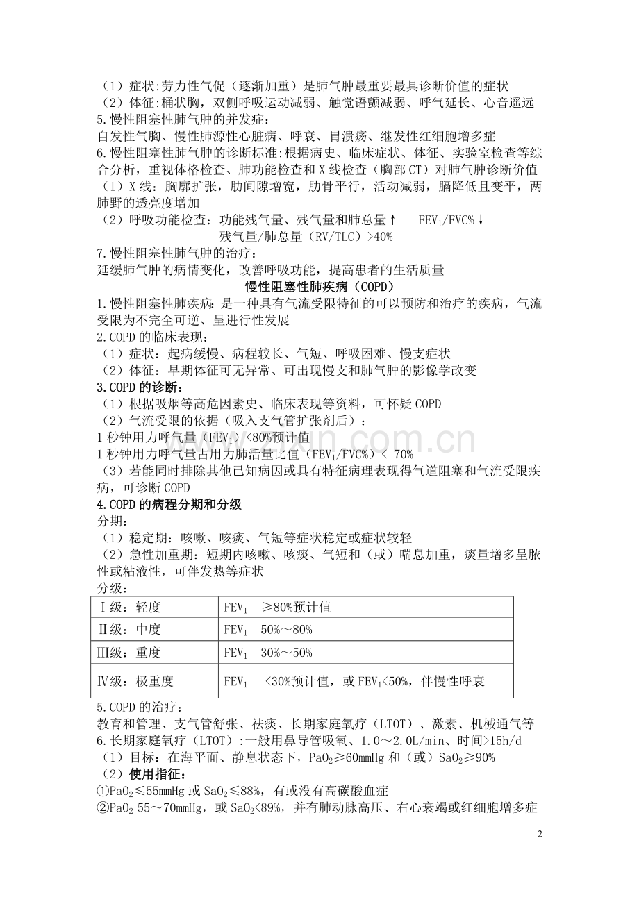 南医大内科学复习提纲.doc_第2页