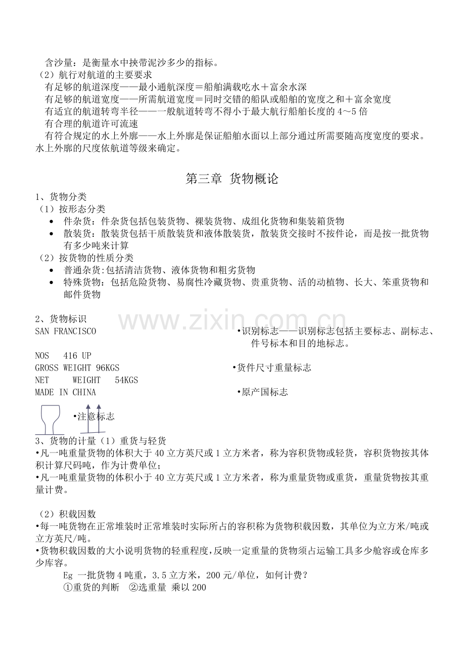 上海海事大学-水运概论总结.doc_第2页