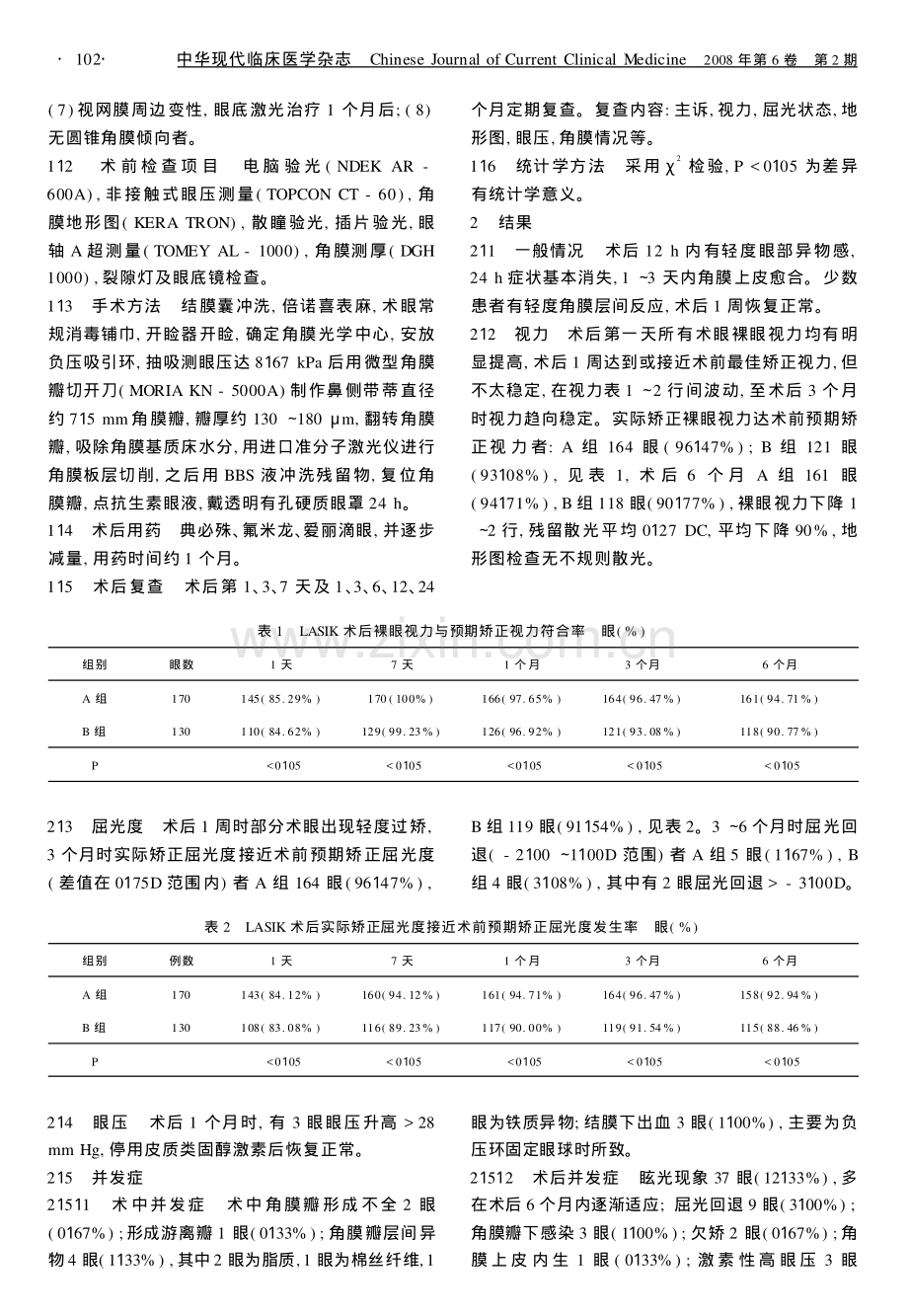 LASIK治疗近视性屈光参差及混合性散光手术疗效分析.pdf_第2页