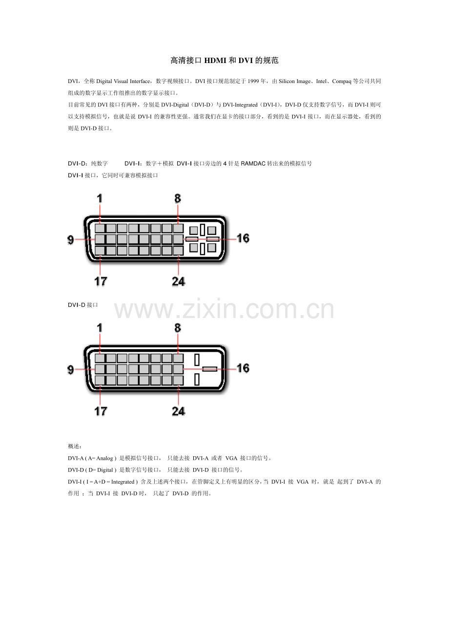 高清接口HDMI和DVI的规范.pdf_第1页
