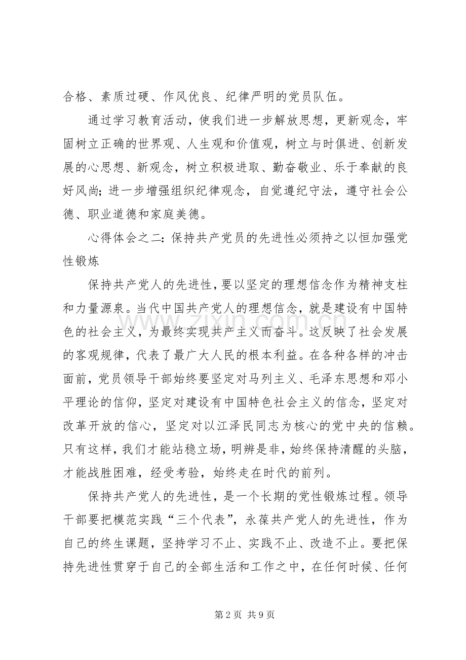 保先心得保持党员先进性创优服务促发展.docx_第2页