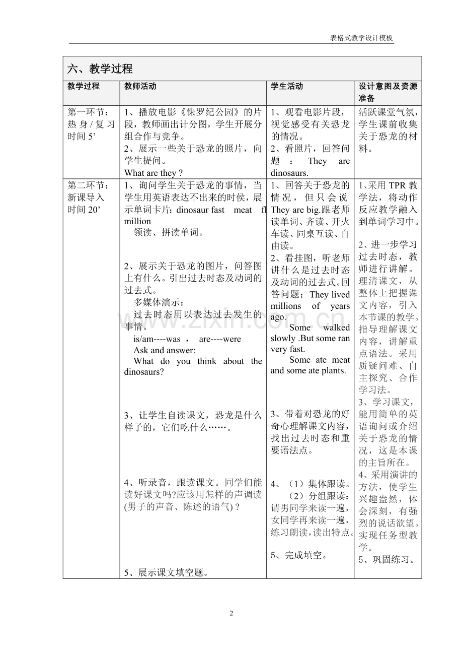 学科教学与信息技术应用整合课教学设计方案(教学设计和课件).doc_第2页