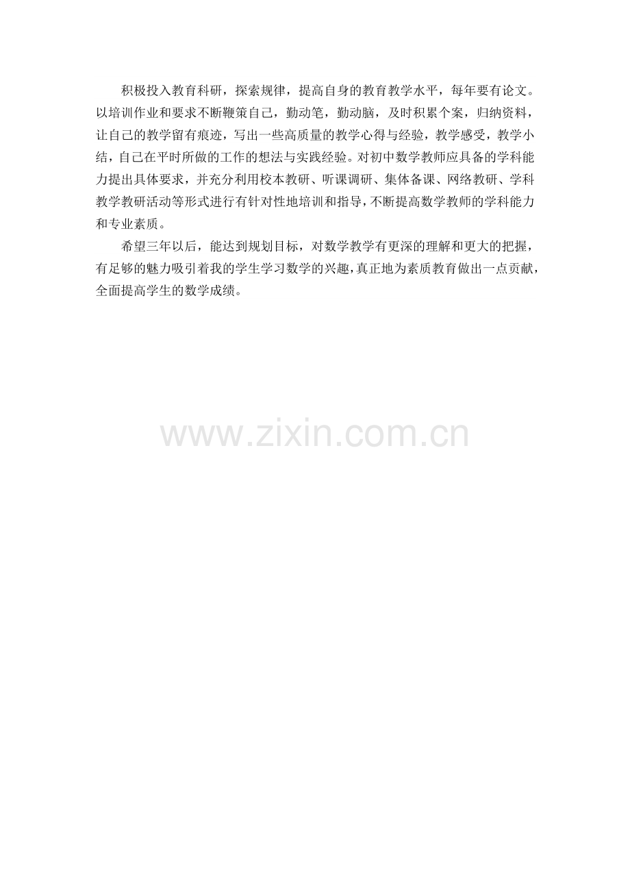初中数学教师专业规划.doc_第2页