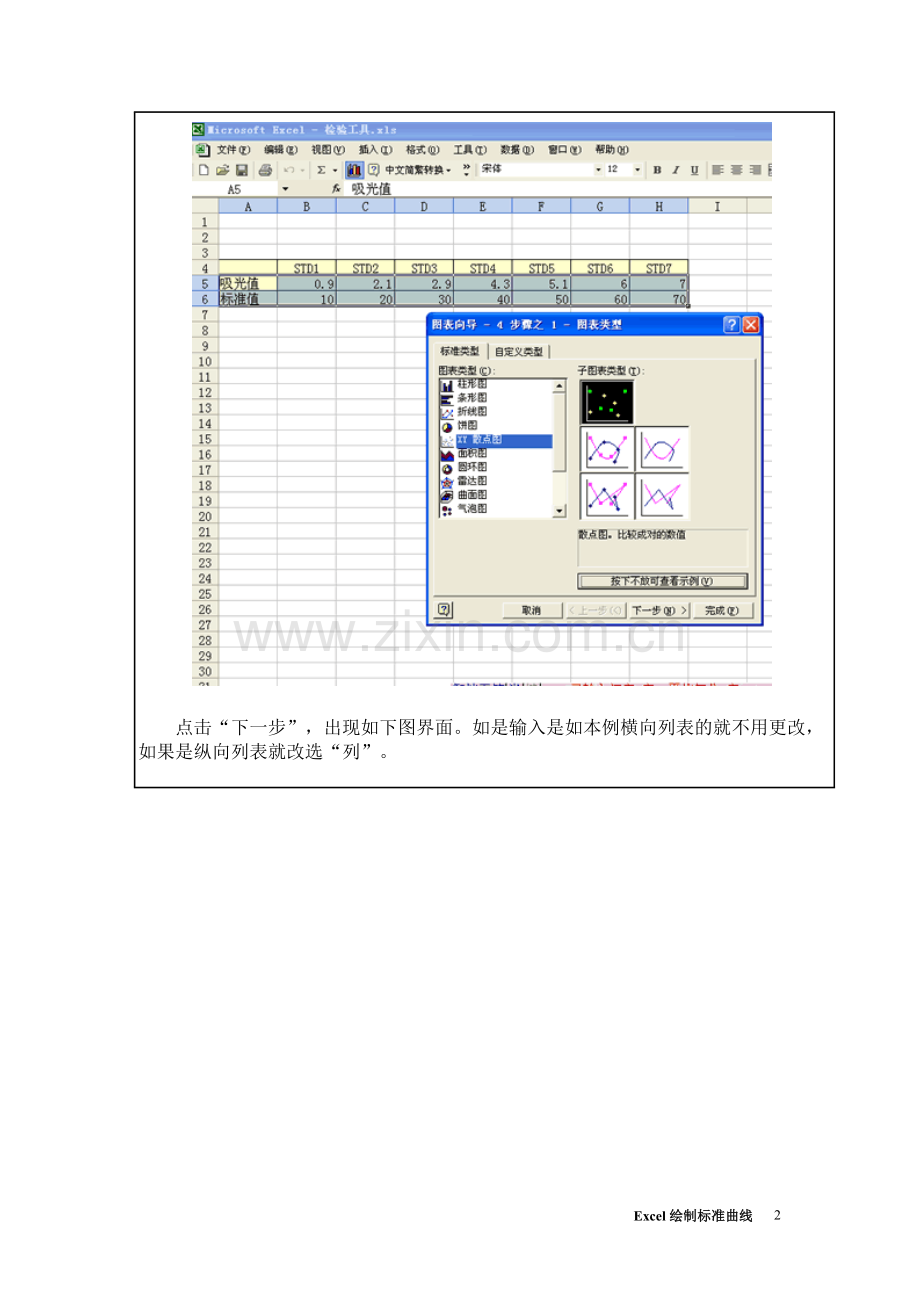 Excel绘制标准曲线全图片教程.doc_第2页