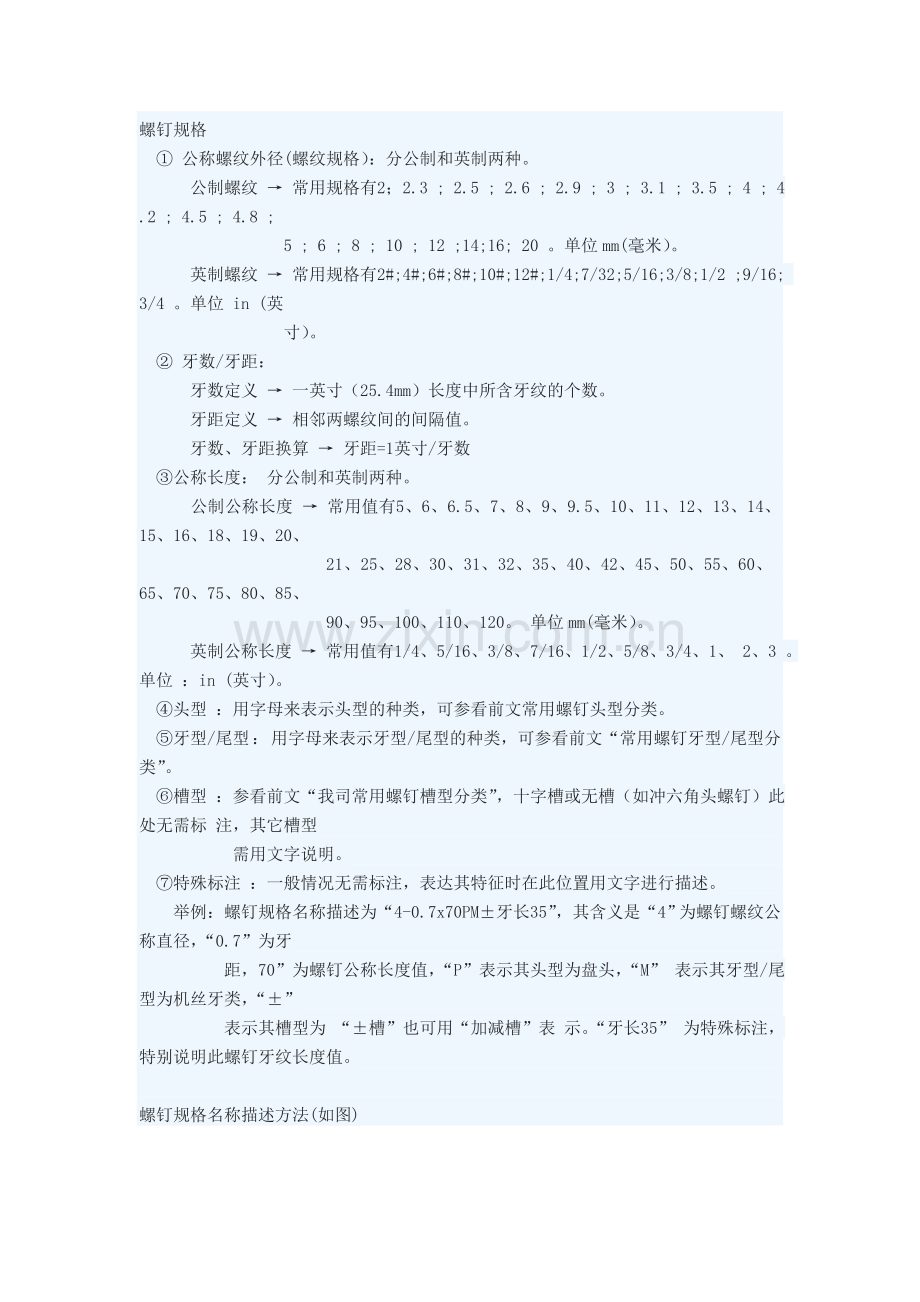 螺钉规格.doc_第1页