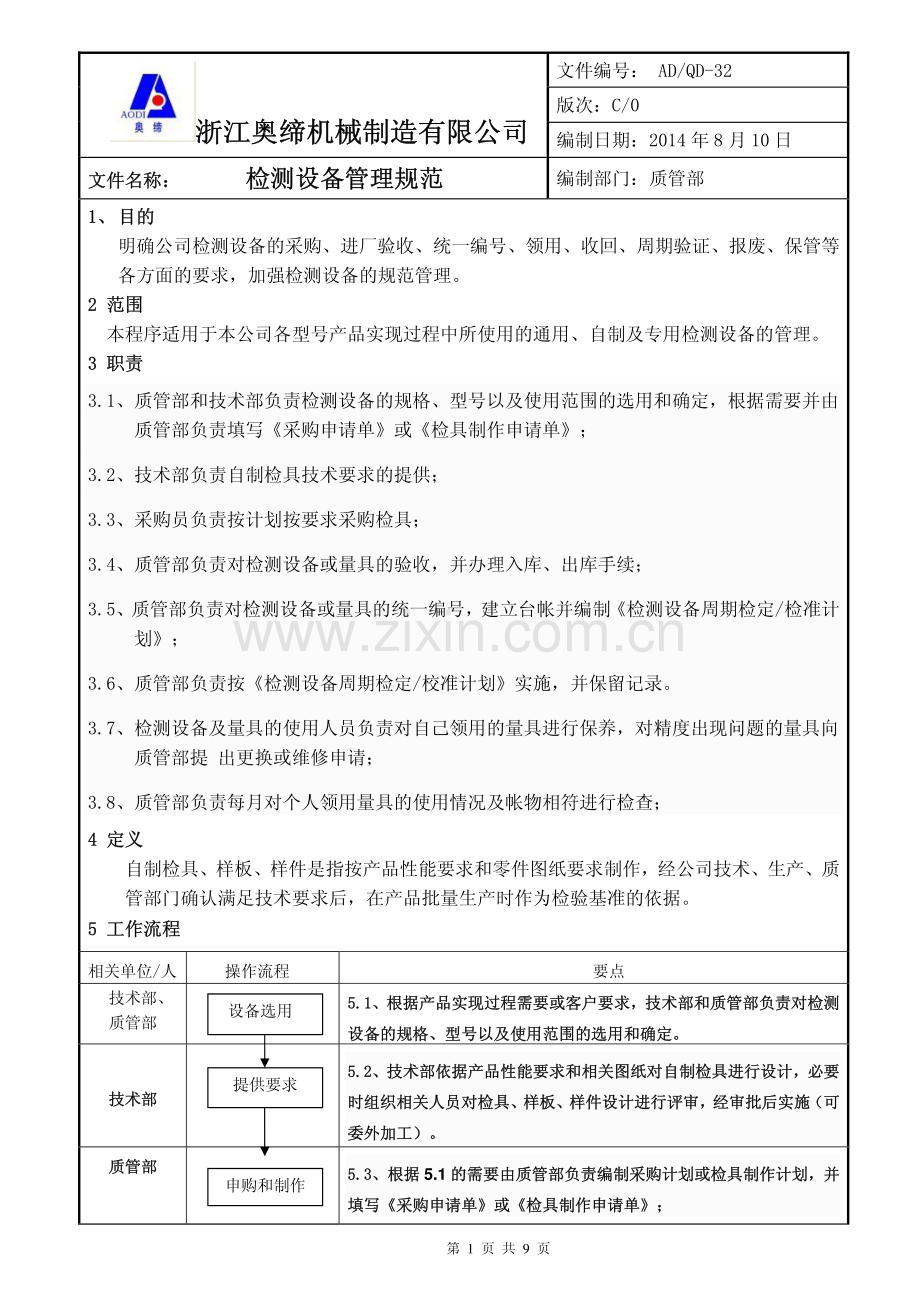检测设备管理规范 (修改1).pdf_第1页