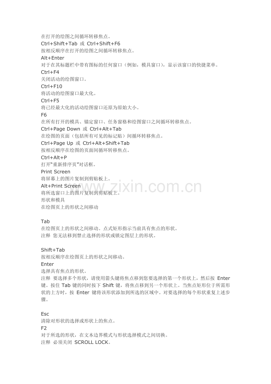 Visio常用快捷键总结.docx_第2页