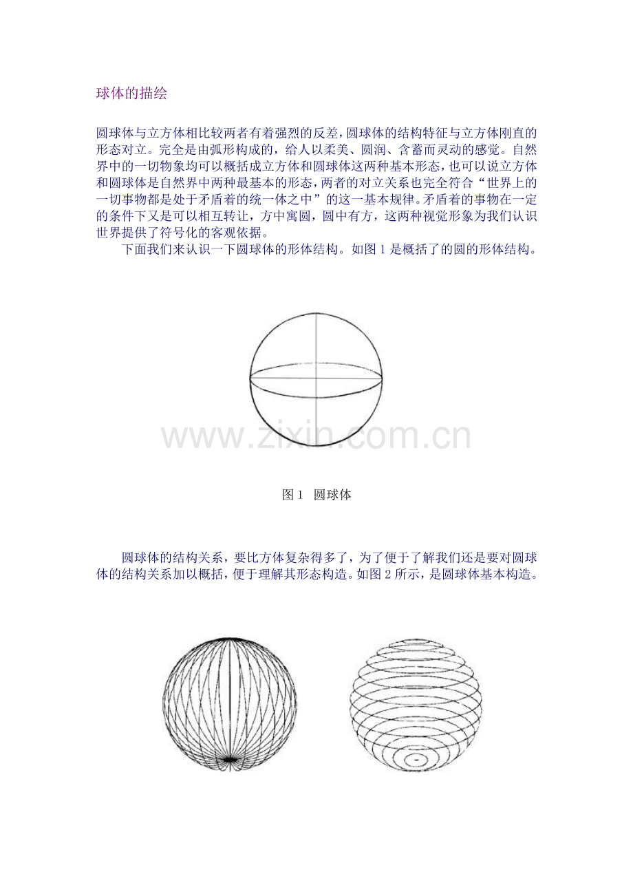 球体的透视原理.doc_第1页