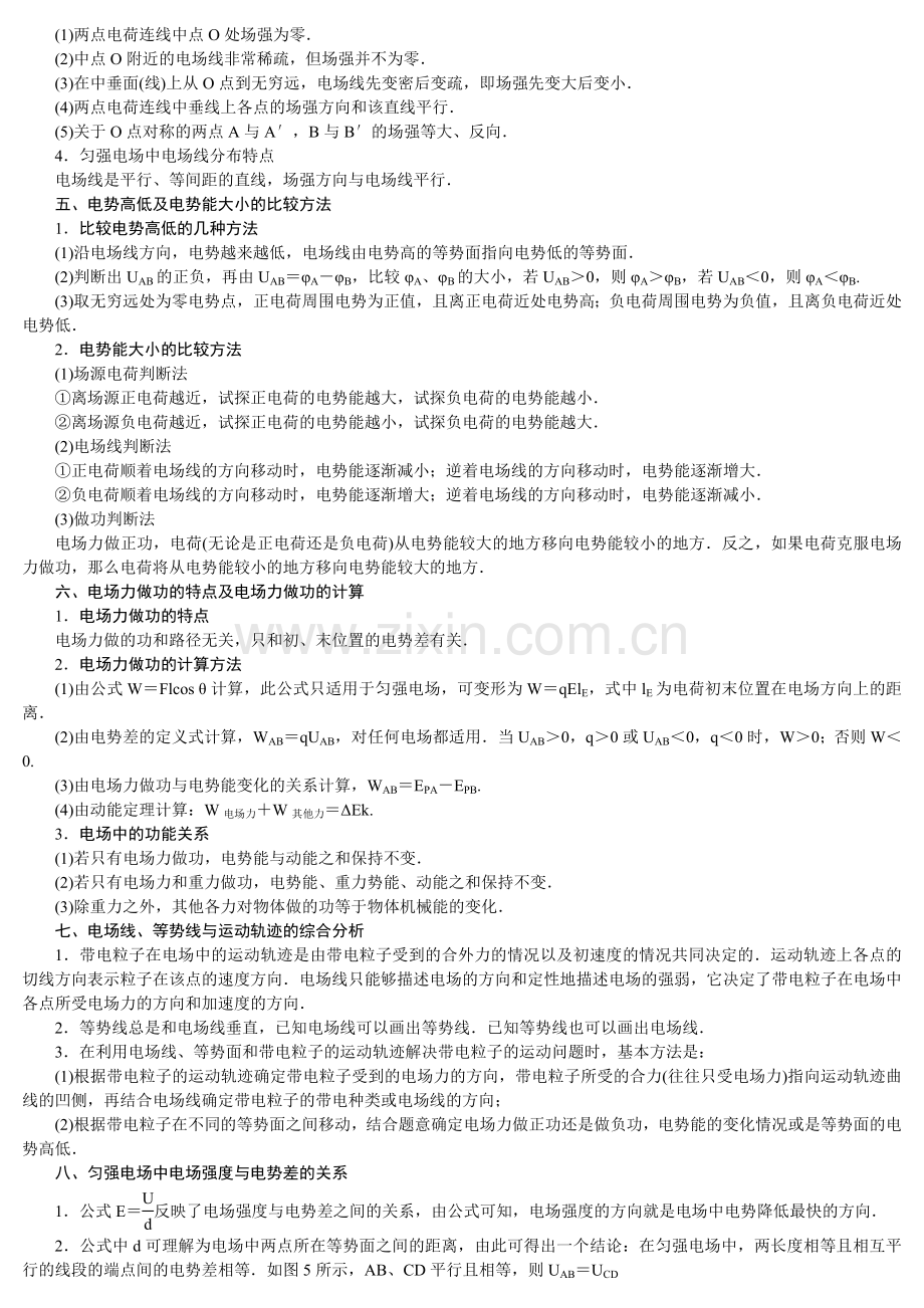 静电场知识点总结归纳-高三必备.doc_第2页
