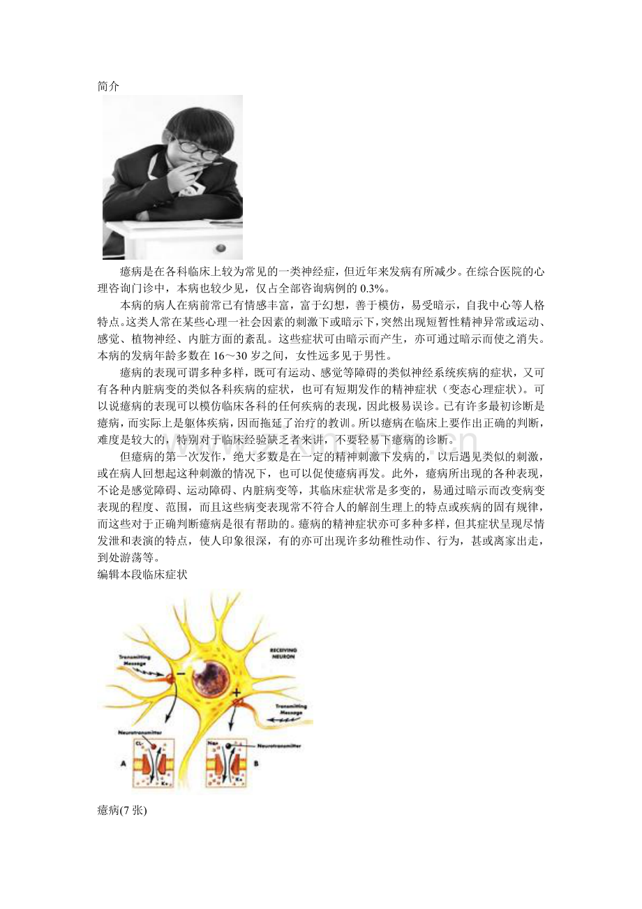 癔病的简介.doc_第1页