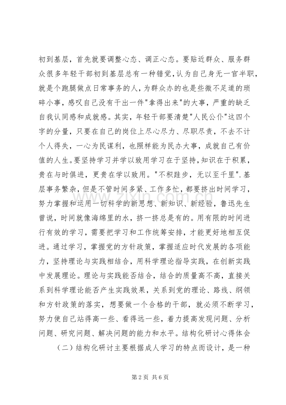 结构化研讨体会心得.docx_第2页