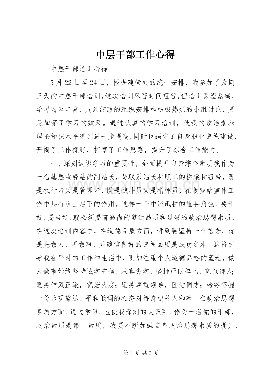 中层干部工作心得.docx_第1页