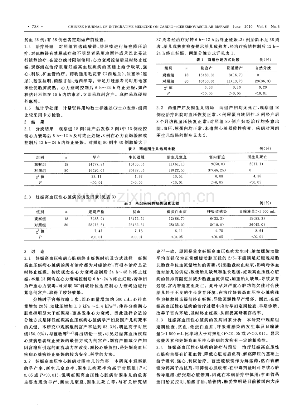妊娠期高血压性心脏病18例临床分析.pdf_第2页