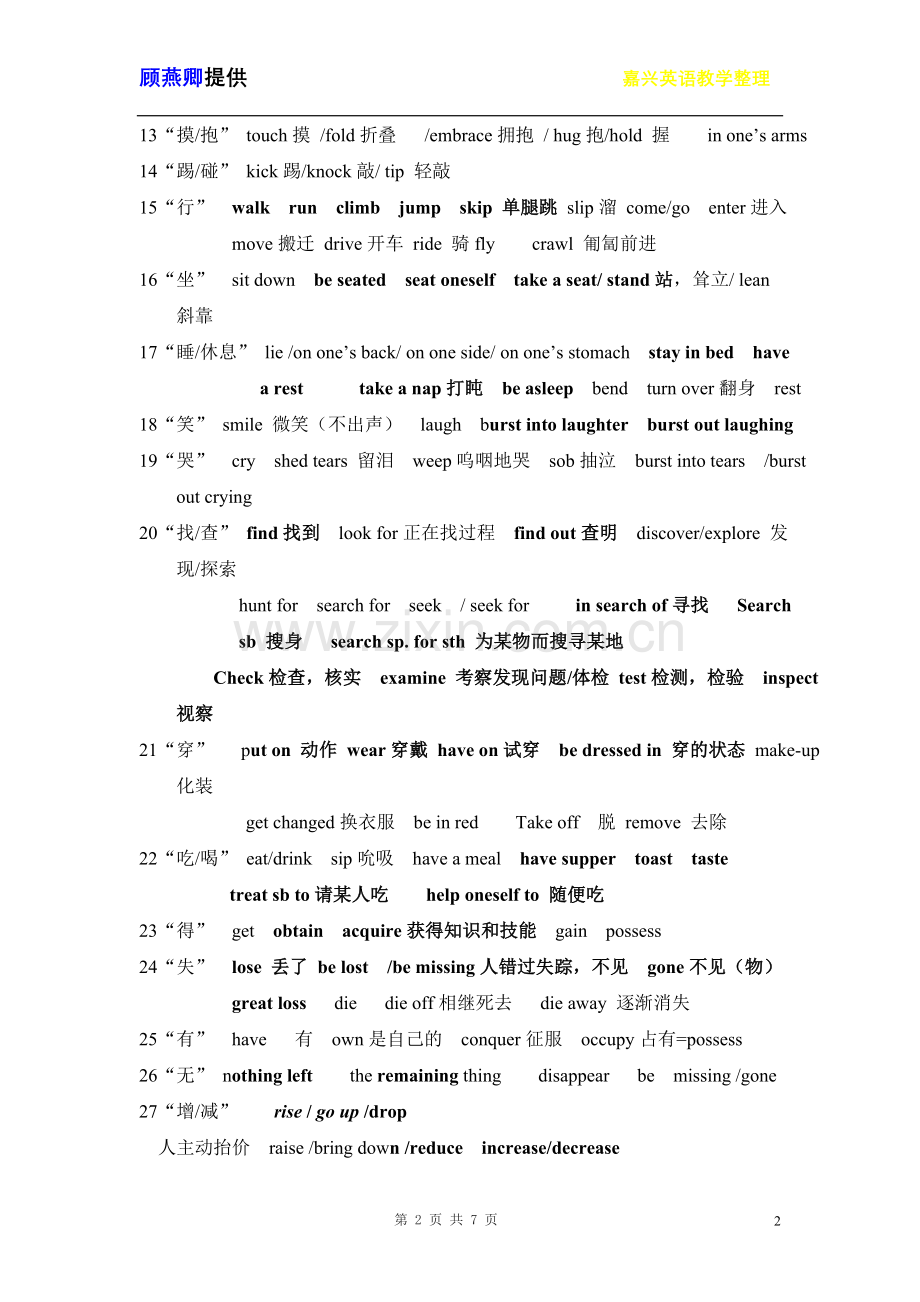 高考完形填空重点单词.doc_第2页