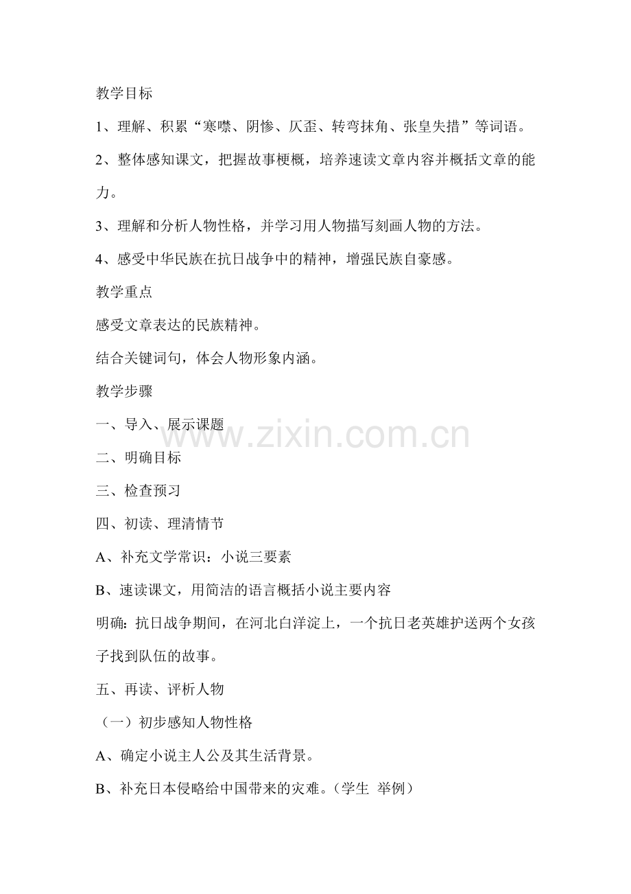 芦花荡--教案.doc_第1页
