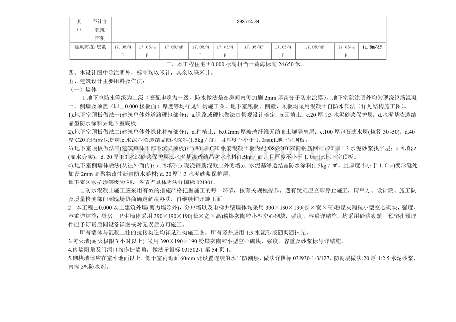 月亮岛建筑设计总说明室内装修表--YES.doc_第2页