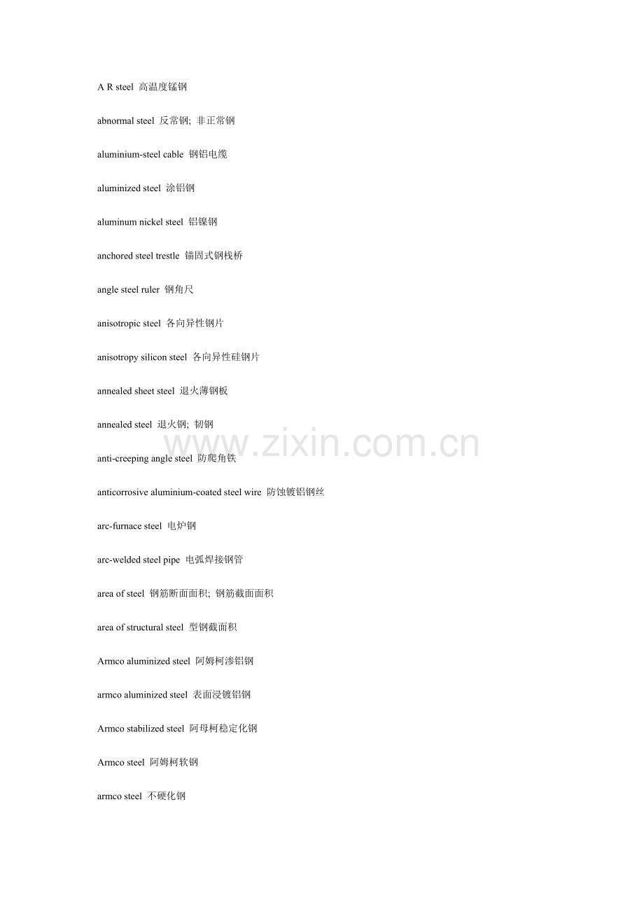 钢材专用英语.doc_第1页