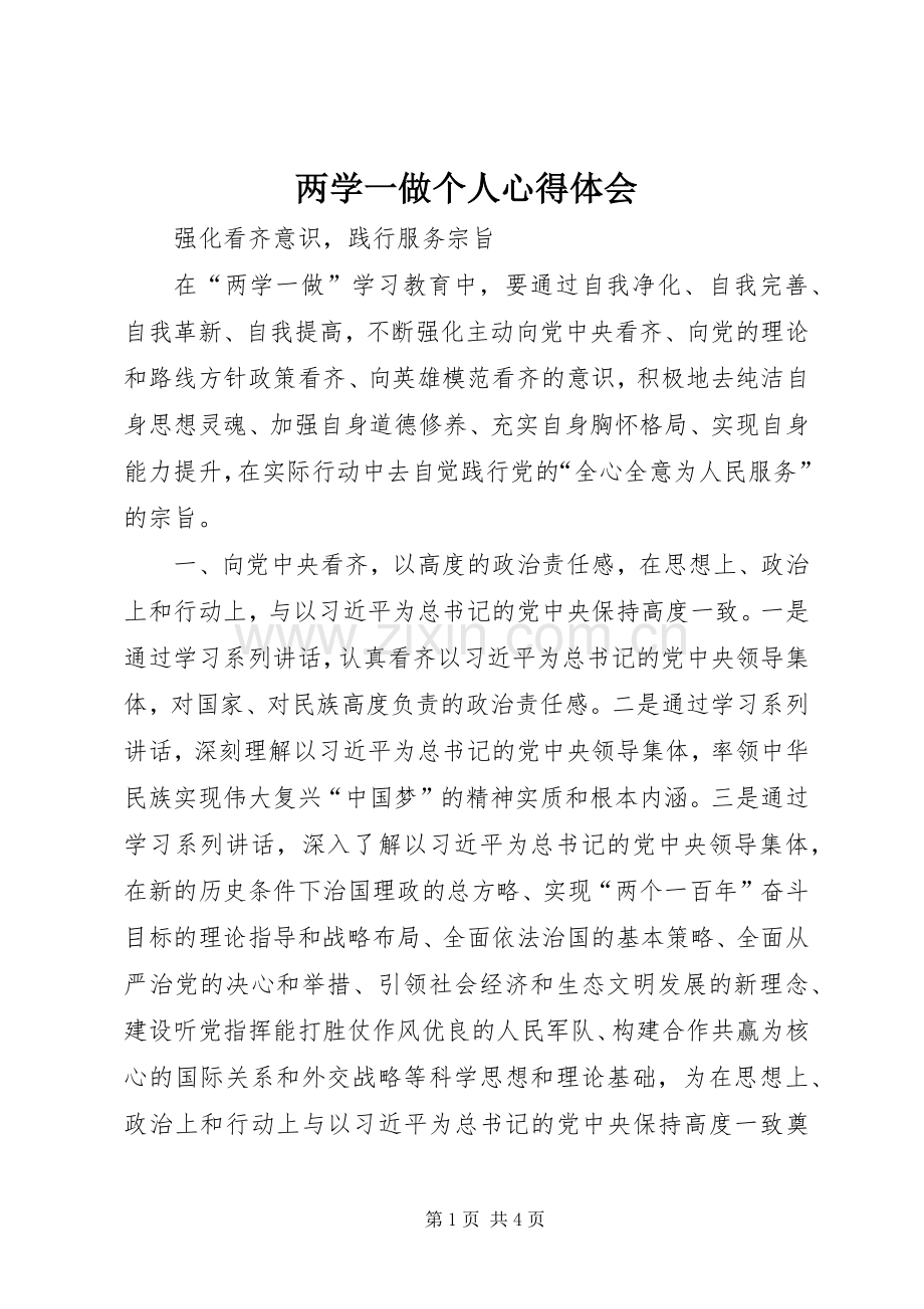 两学一做个人体会心得.docx_第1页