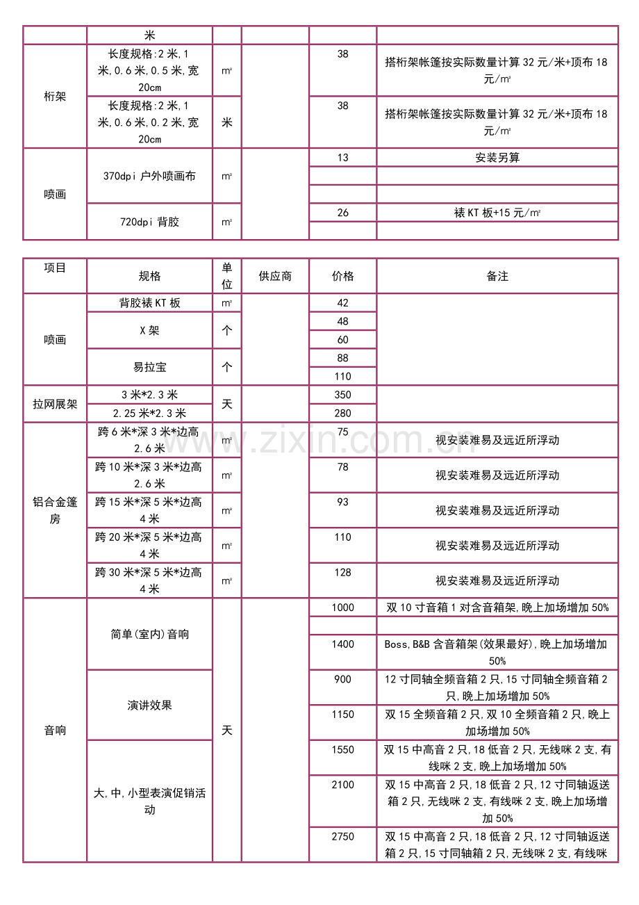 活动材料报价.doc_第2页