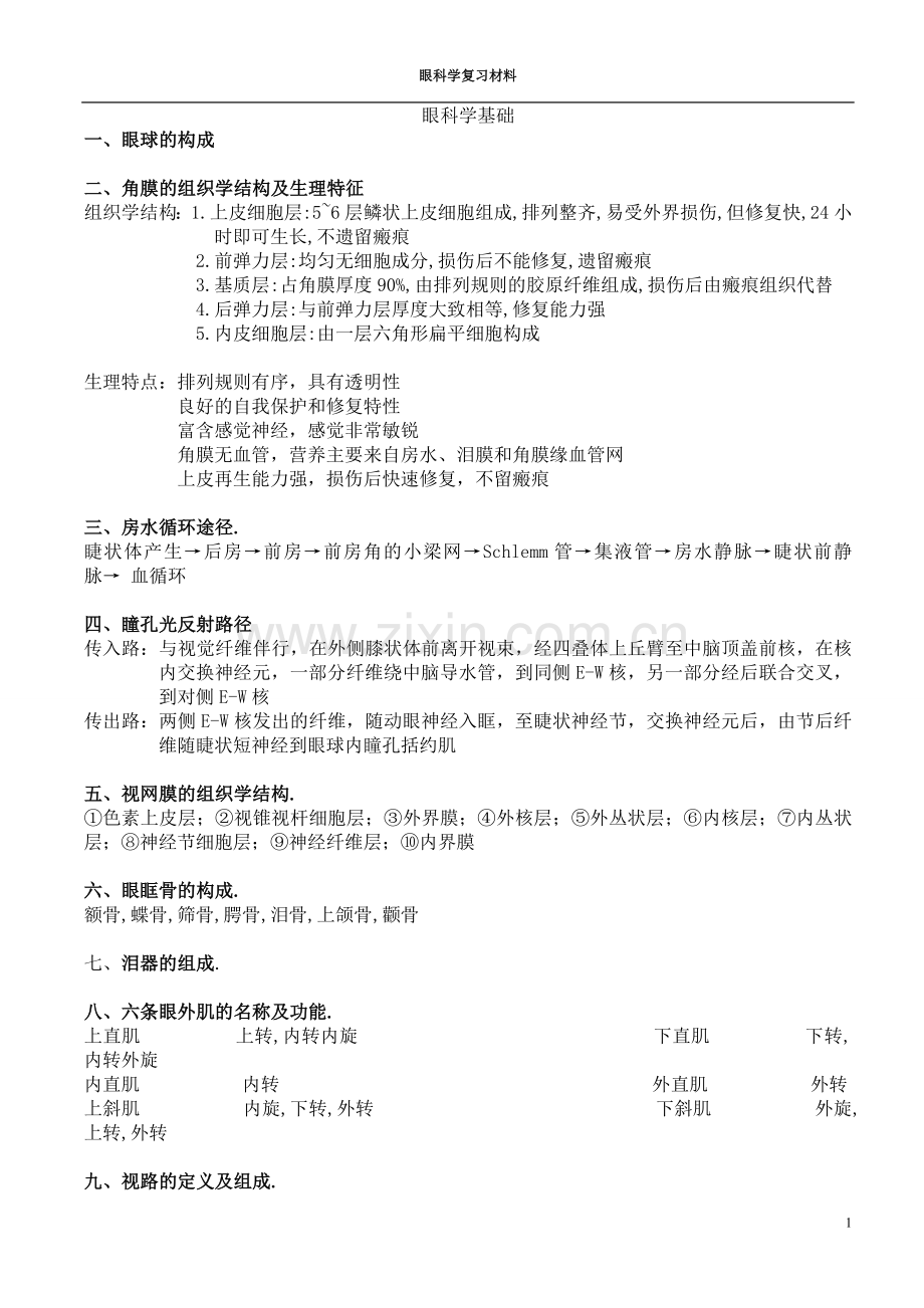 眼科学重点总结.doc_第1页