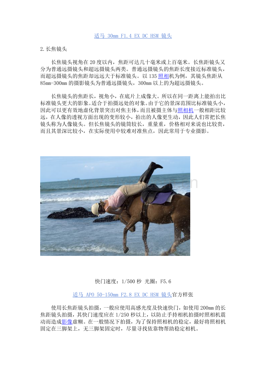 常见镜头分类及特点.doc_第2页