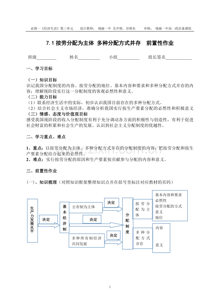综合探究　提高效率　促进公平.doc_第1页