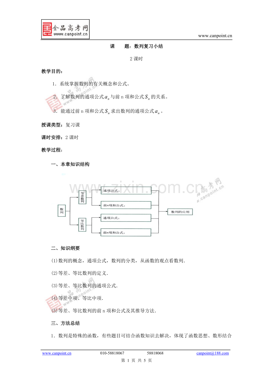 数列复习小结.doc_第1页