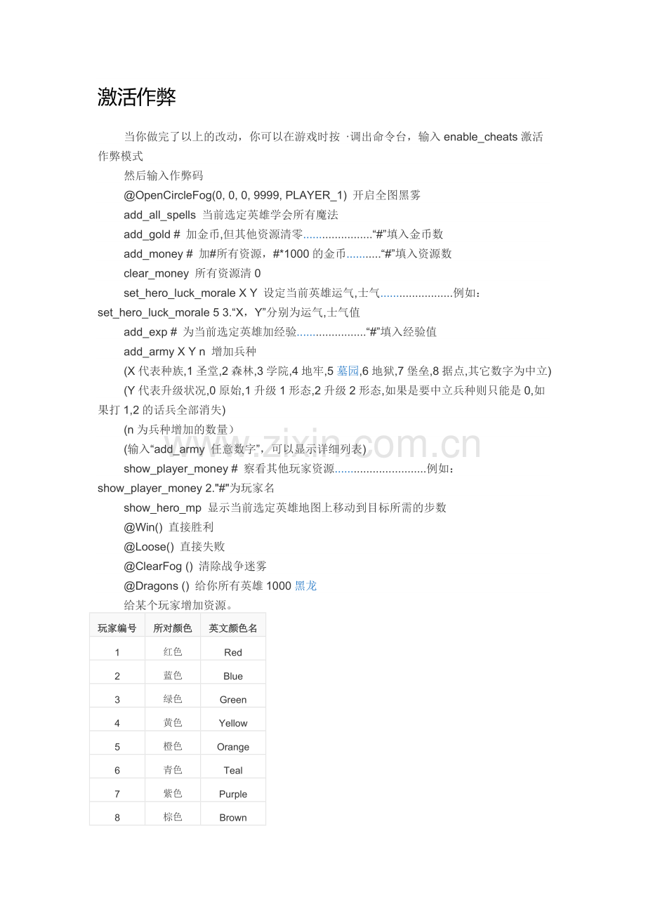 英雄无敌5-控制台修改及代码.doc_第2页