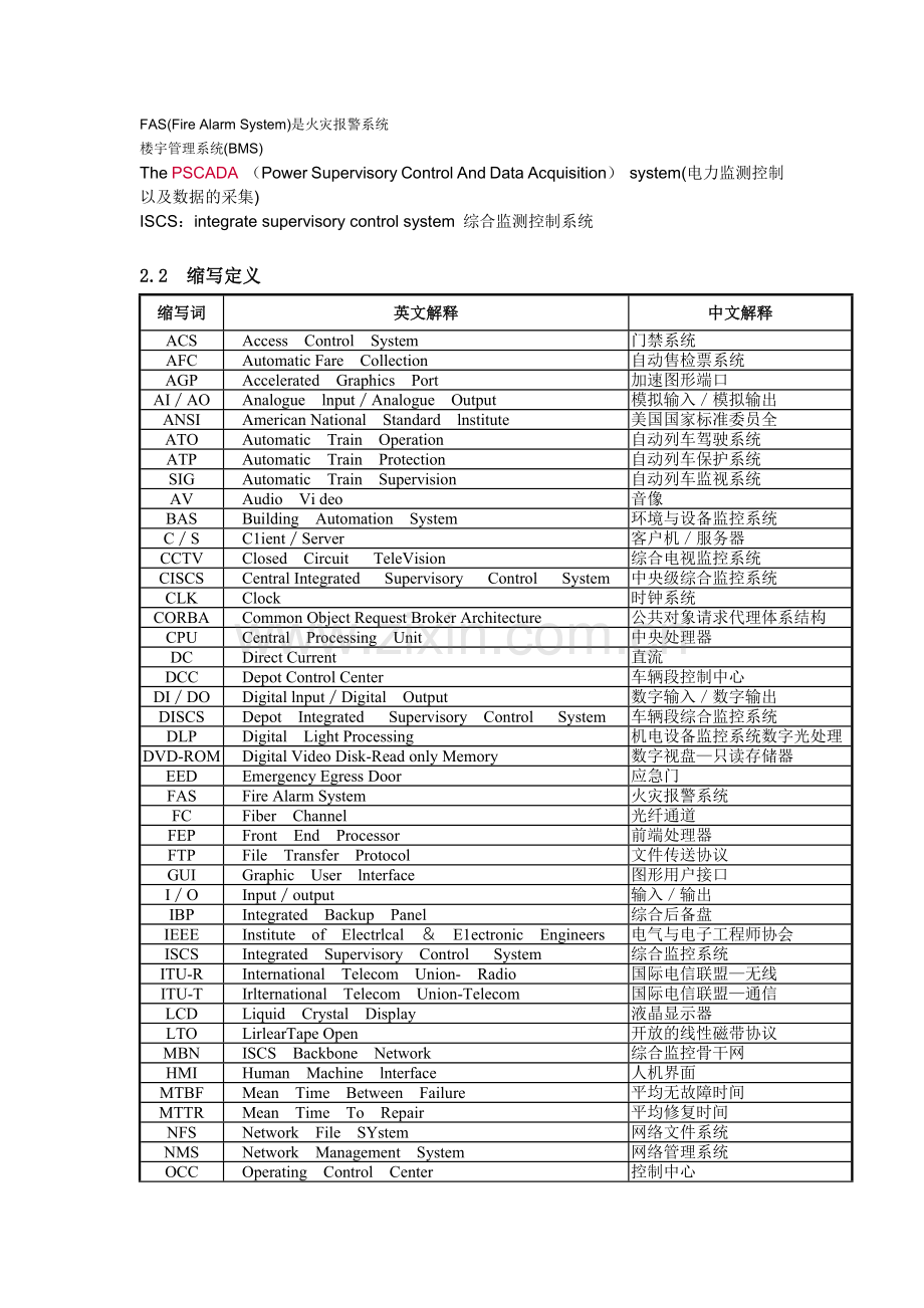 地铁技术名词解析.doc_第1页
