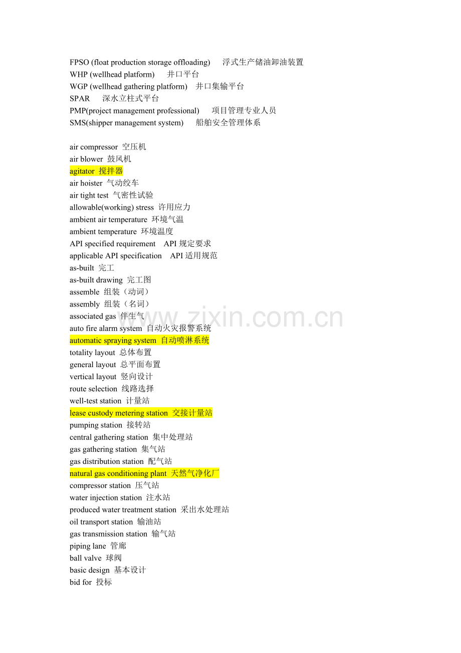 石油平台常用英语.doc_第1页